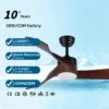 Ceiling Fan, BLDC, LED