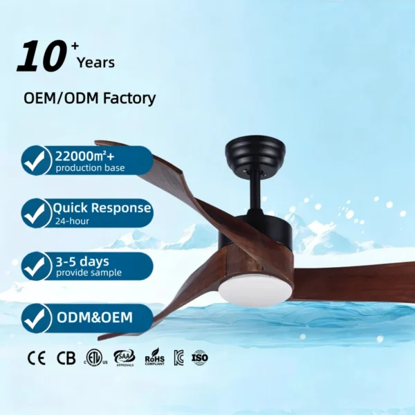 Ceiling Fan, BLDC, LED