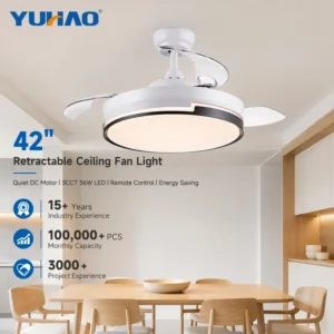 Ceiling Fan, BLDC, LED, Ceiling Mount, AC120, DY5220-3B