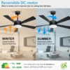 Ceiling Fan, BLDC, LED, 52-Inch, 2-Year - view 3