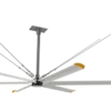 Ceiling Fan, BLDC, PMSM, 220V/230V, Aluminum - view 3
