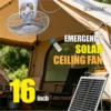 Ceiling Fan, Brushless, Solar