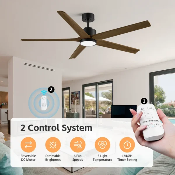 Ceiling Fan, CFM, 6400CFM, 40W - view 2