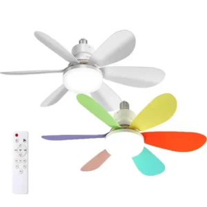 Ceiling Fan, E27, 40W, HR-0130, Ceiling Mount, AC Motor, ABS