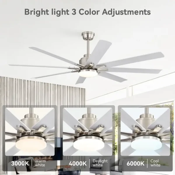 Ceiling Fan, Electric, ABS - view 4