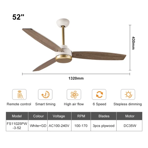 Ceiling Fan, FS11025 - view 2
