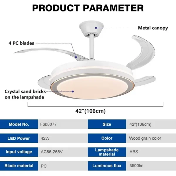 Ceiling Fan, FSD8077 - view 2