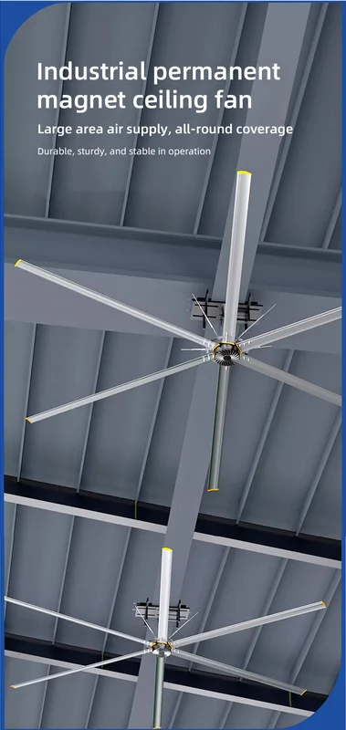 Ceiling Fan, FULUDE, HVLS, 220V, Aluminum - view 6