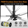 Ceiling Fan, GIMEFAN, 3m, Axial, HVLS - view 3