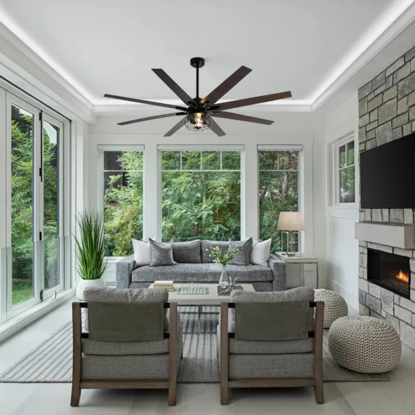 Ceiling Fan, HSG, 36W, Metal - view 2