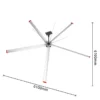 Ceiling Fan, HVLS, 20ft - view 2