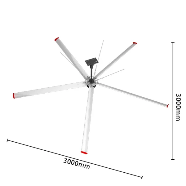 Ceiling Fan, HVLS, 220 V, Aluminum Alloy