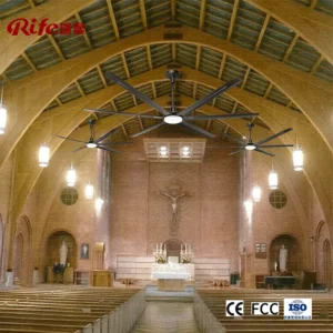 Ceiling Fan, HVLS, 220 V, Steel