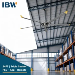 Ceiling Fan, HVLS, 7-24ft, PMSM, VFD
