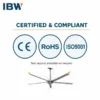 Ceiling Fan, HVLS, 7-24ft, PMSM, VFD - view 4