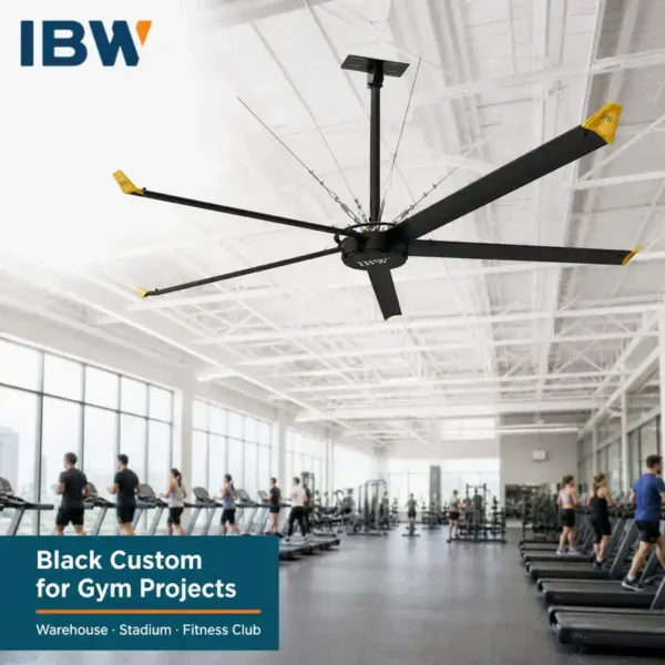 Ceiling Fan, HVLS, 7-24ft, PMSM, VFD - view 6