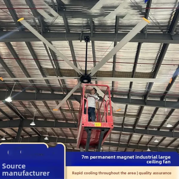Ceiling Fan, HVLS, Aluminum - view 5