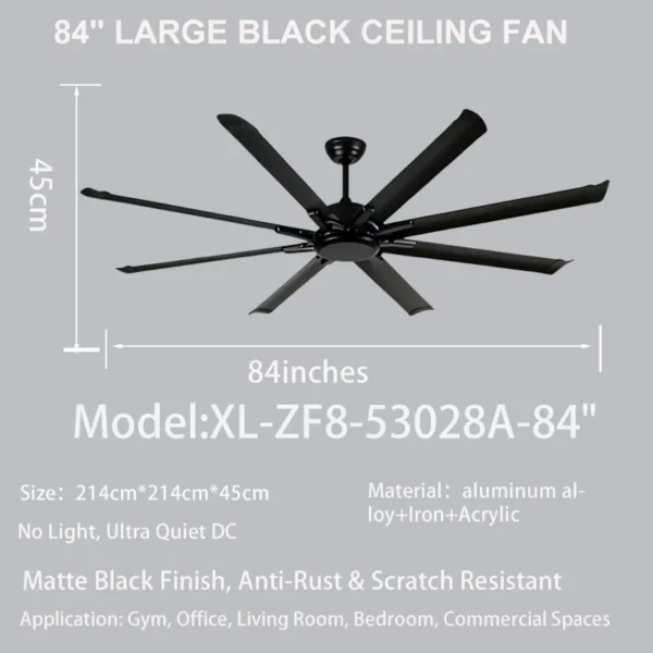 Ceiling Fan, HVLS, BLDC - view 4