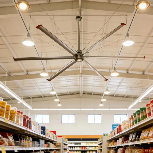 Ceiling Fan, HVLS, PMSM, IE5, 8ft - view 4