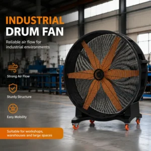 Ceiling Fan, HVLS, PMSM, VFD