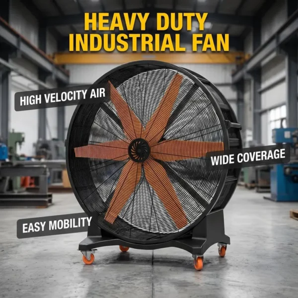 Ceiling Fan, HVLS, PMSM, VFD - view 2