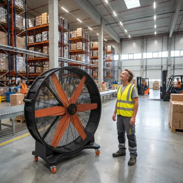 Ceiling Fan, HVLS, PMSM, VFD - view 5