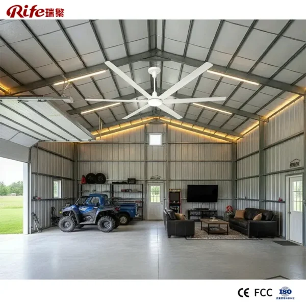 Ceiling Fan, HVLS, Steel, 2100mm