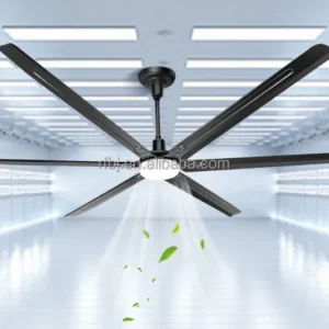 Ceiling Fan, HVLS, Steel, 38dB, 2-Year