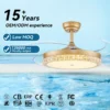 Ceiling Fan, LED, 100-240V, Iron+Plastic