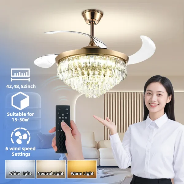 Ceiling Fan, LED, 22W - view 4