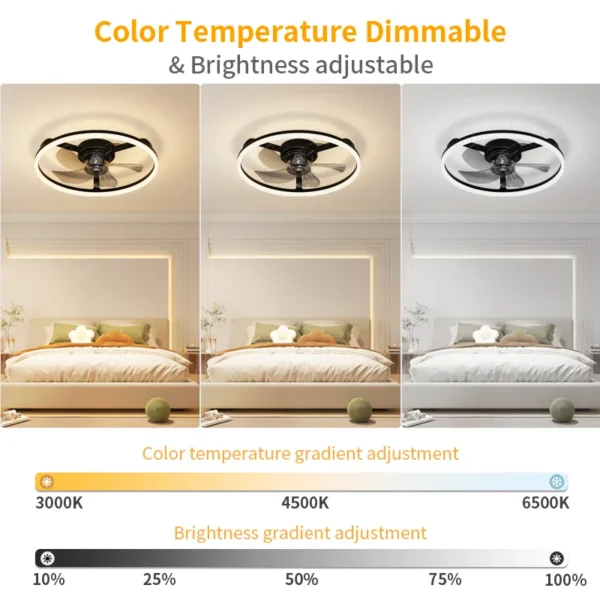 Ceiling Fan, LED, 3000-6500K, BLDC - view 3