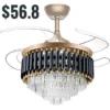 Ceiling Fan, LED, 42-52", 6-Speed, 3-Year