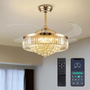 Ceiling Fan, LED, 42-Inch