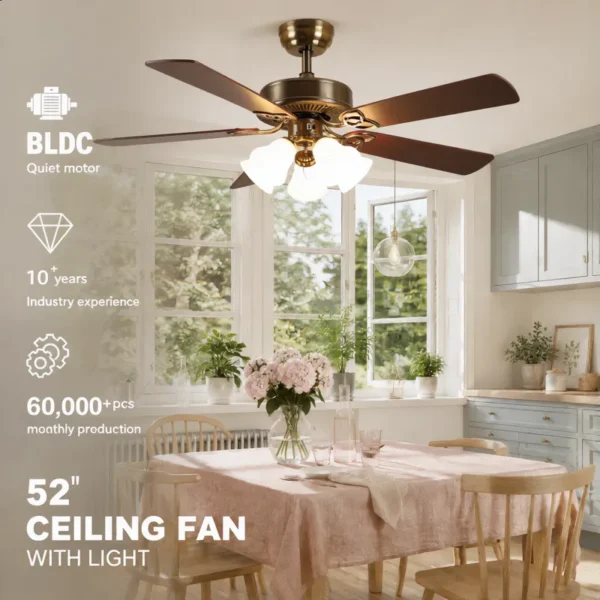 Ceiling Fan, LED, 52-Inch - view 2