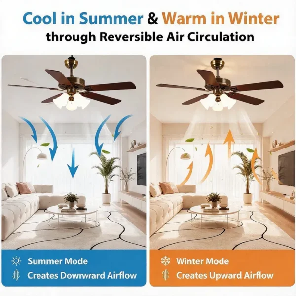 Ceiling Fan, LED, 52-Inch - view 5