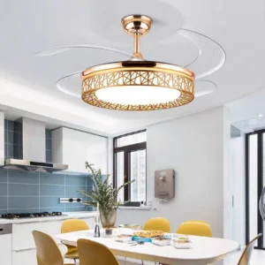 Ceiling Fan, LED, 6-Speed, DC Motor