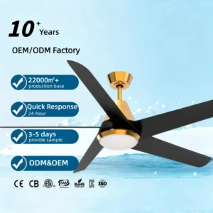 Ceiling Fan, LED, 6-Speed, Ceiling Mount, DC Motor