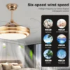 Ceiling Fan, LED, 6-Speed - view 2