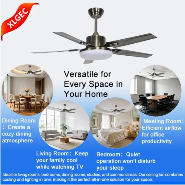 Ceiling Fan, LED, 6-Speed - view 3