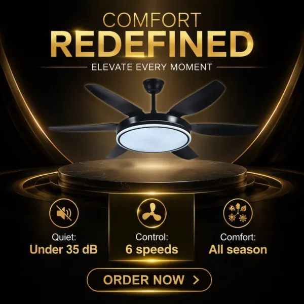 Ceiling Fan, LED, 6-Speed - view 6