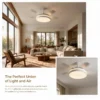 Ceiling Fan, LED, 6-Speed, 3-Color, CRI - view 3
