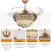 Ceiling Fan, LED, ABS - view 3
