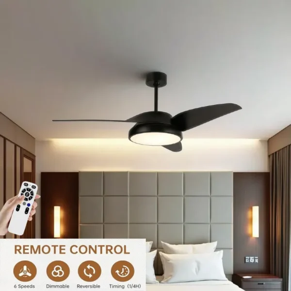 Ceiling Fan, LED, ABS, 6-Speed - view 2