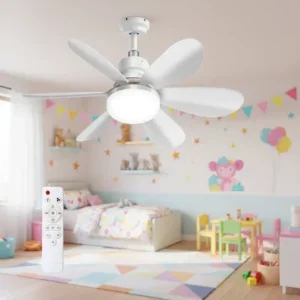 Ceiling Fan, LED, ABS, E27