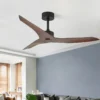 Ceiling Fan, LED, AC85-265V 50, Metal+Wood Blades - view 3