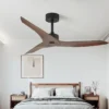 Ceiling Fan, LED, AC85-265V 50, Metal+Wood Blades - view 4