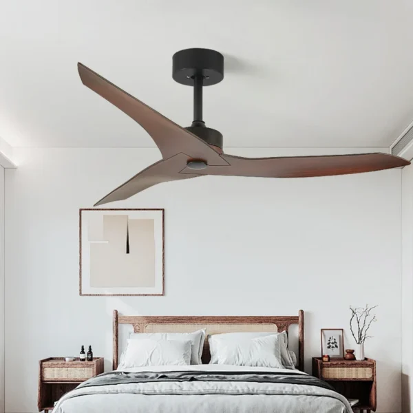 Ceiling Fan, LED, AC85-265V 50, Metal+Wood Blades - view 4
