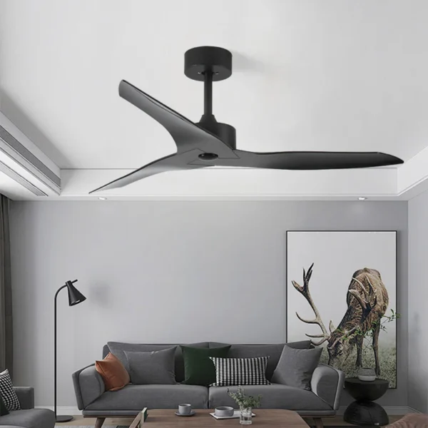 Ceiling Fan, LED, AC85-265V 50, Metal+Wood Blades - view 5