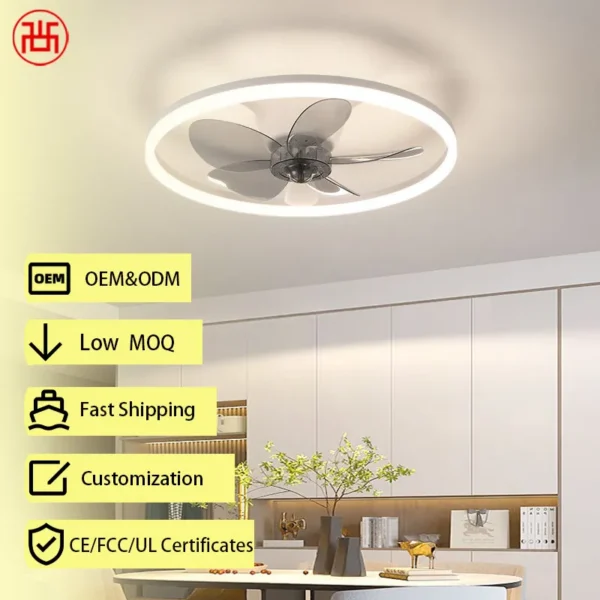 Ceiling Fan, LED, APP, BLDC