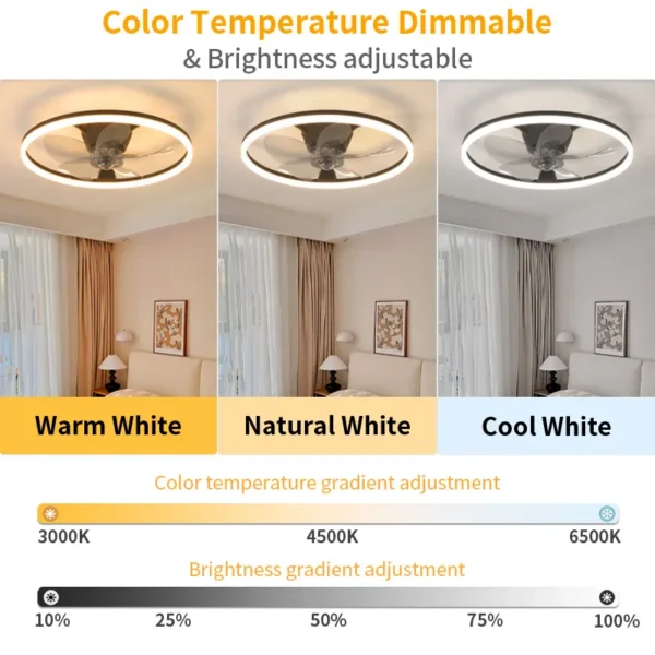 Ceiling Fan, LED, APP, BLDC - view 3